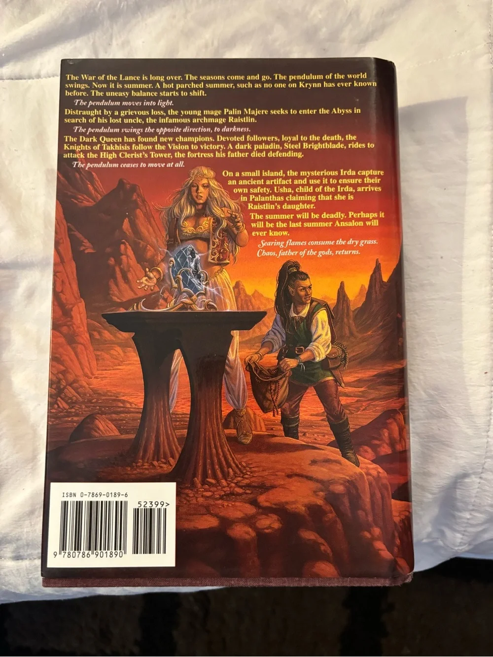 Dragonlance Dragons of Summer Flame Hardcover original dust jacket First edition